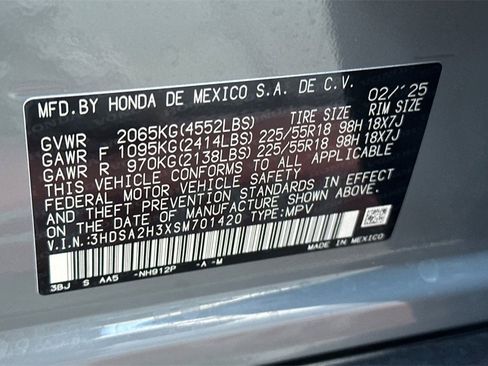 Certified 2025 Acura ADX AWD image 29