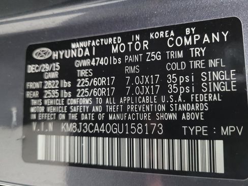 Used 2016 Hyundai Tucson SE w/ Option Group 02 AWD/4WD image 33
