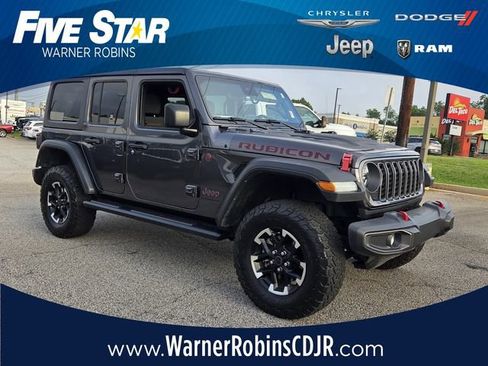 Used 2024 Jeep Wrangler Unlimited Rubicon w/ Technology Group AWD/4WD image 1