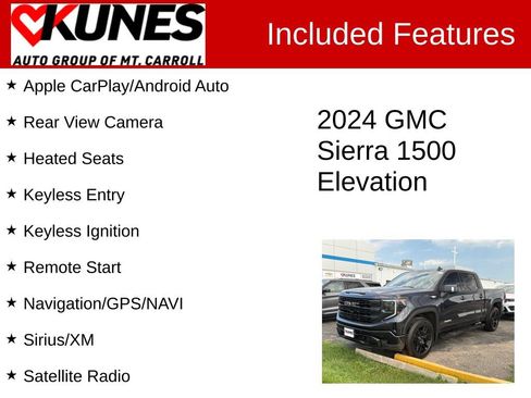 Used 2024 GMC Sierra 1500 Elevation w/ Elevation Premium Package AWD/4WD image 3
