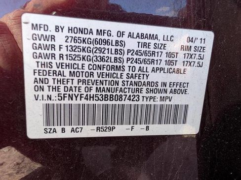 Used 2011 Honda Pilot EX-L image 51