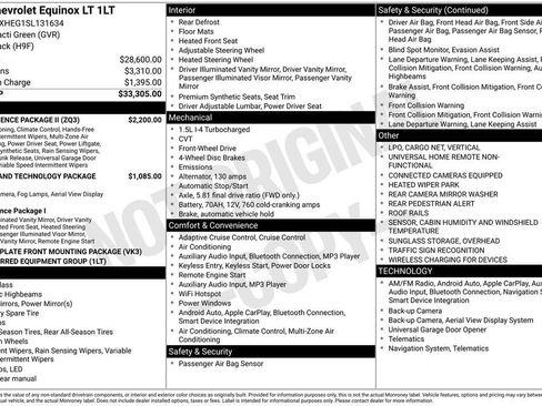 Used 2025 Chevrolet Equinox LT w/ Convenience Package II image 31