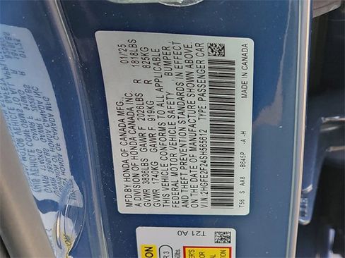 Certified 2025 Honda Civic LX image 21