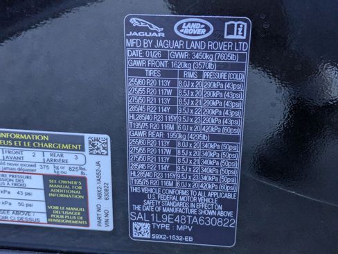 New 2026 Land Rover Range Rover Sport Dynamic SE AWD/4WD image 34