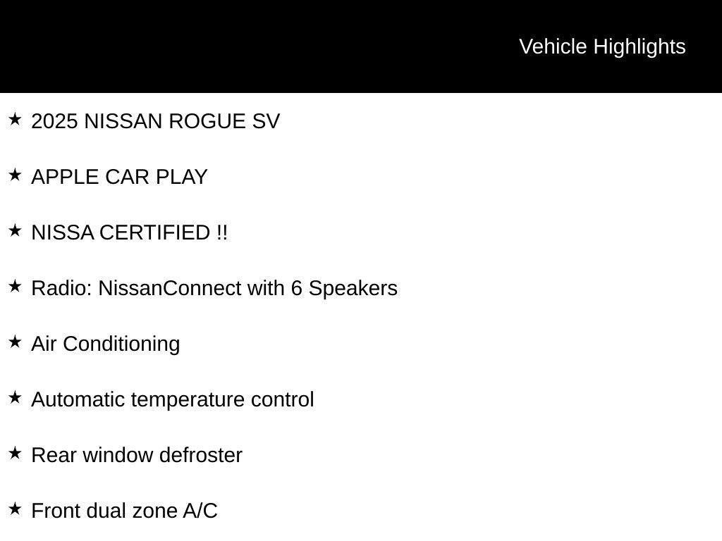 Certified 2025 Nissan Rogue SV AWD/4WD image 6
