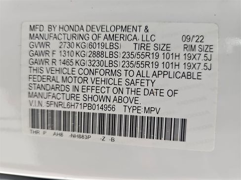 Used 2023 Honda Odyssey Sport image 57