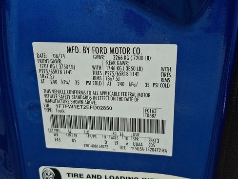 Used 2014 Ford F150 XLT w/ Equipment Group 302A Luxury image 29