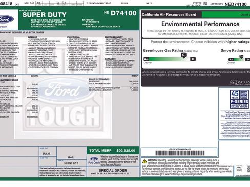 Used 2022 Ford F350 Limited image 2