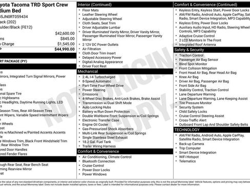 Used 2024 Toyota Tacoma TRD Sport image 2