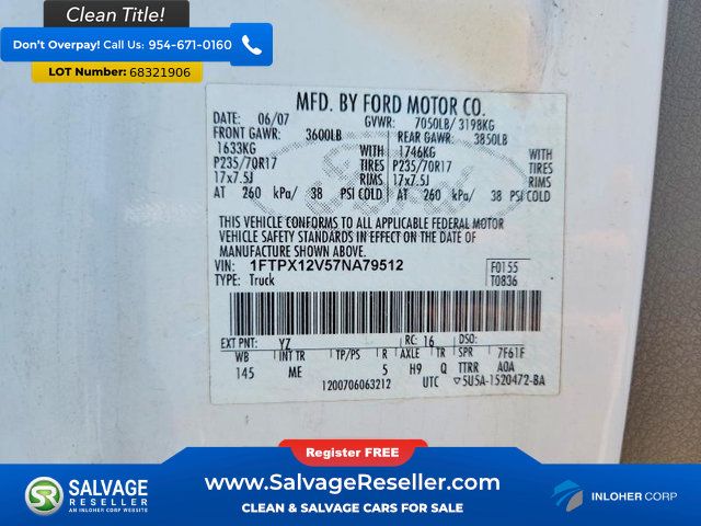Used 2007 Ford F150 2WD SuperCab image 16