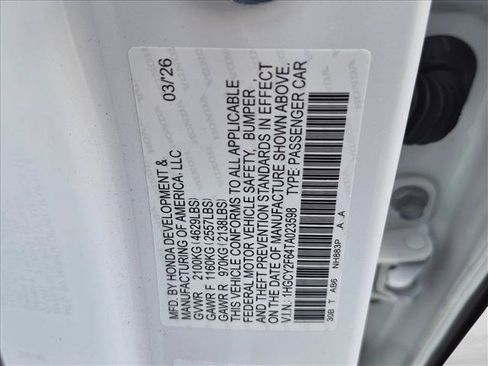 Certified 2026 Honda Accord EX-L image 15