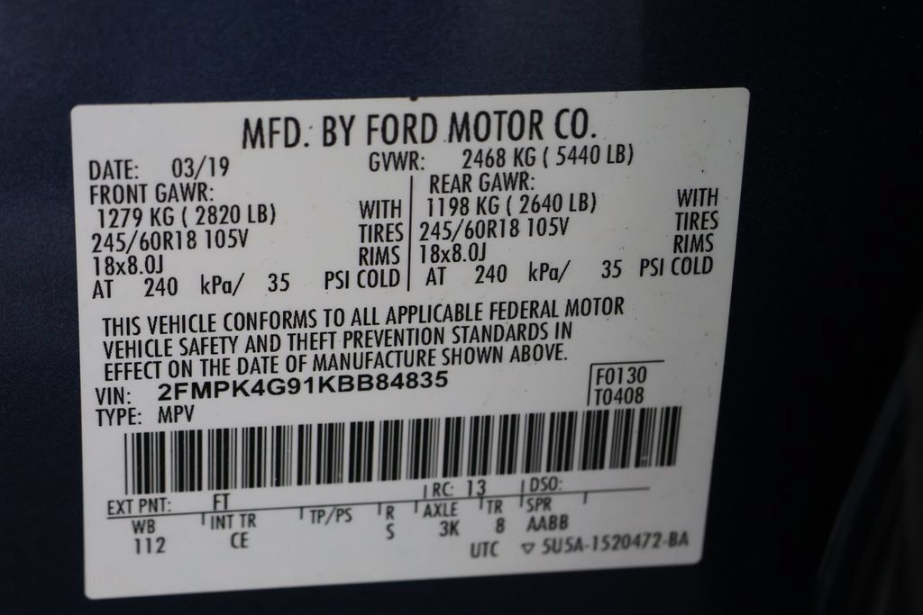 Used 2019 Ford Edge SE AWD/4WD image 27