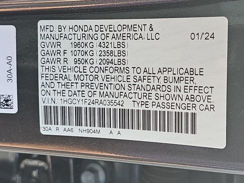 Used 2024 Honda Accord LX image 35