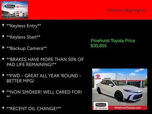 Certified 2025 Toyota Camry SE FWD image 14
