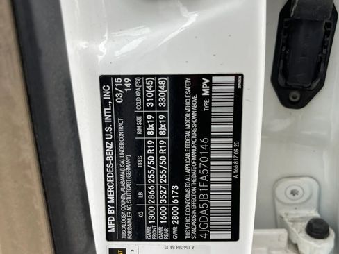 Used 2015 Mercedes-Benz ML 350 2WD image 53