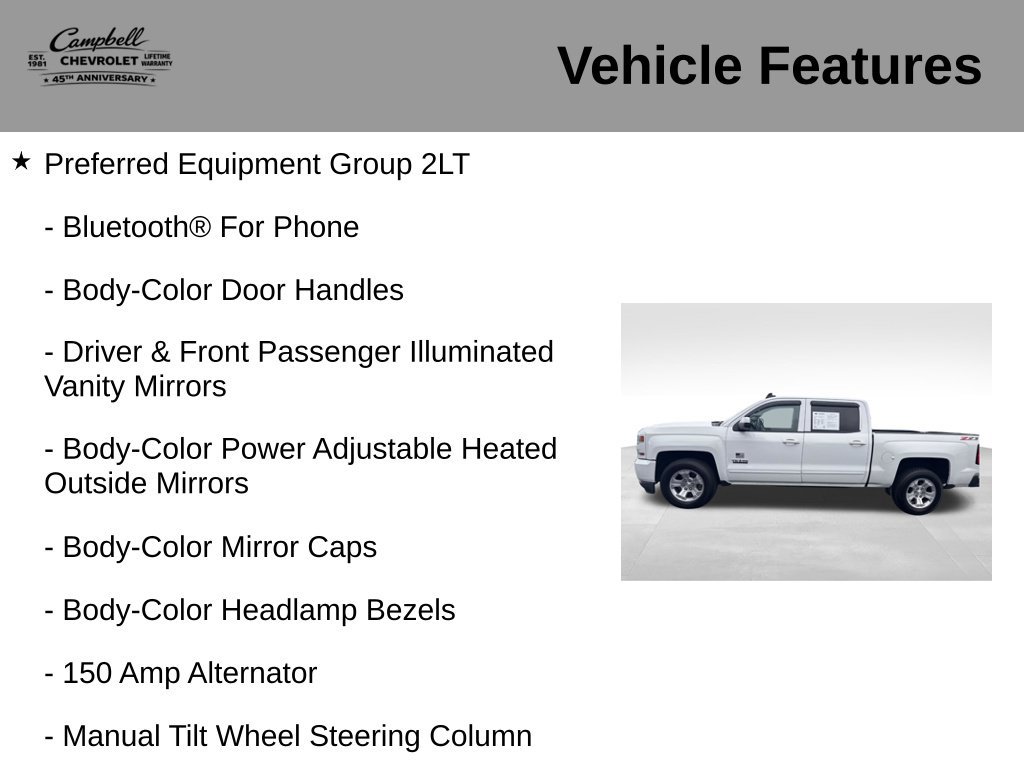 Used 2018 Chevrolet Silverado 1500 LT w/ Texas Edition AWD/4WD image 10
