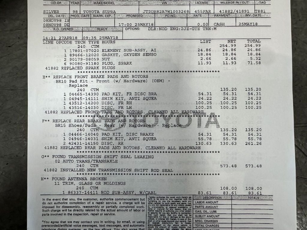 Used 1998 Toyota Supra Turbo RWD image 93