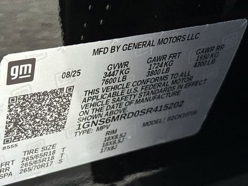 New 2025 Chevrolet Tahoe LS image 34