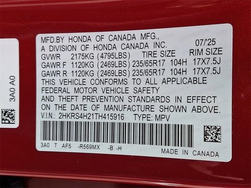 New 2026 Honda CR-V LX image 14