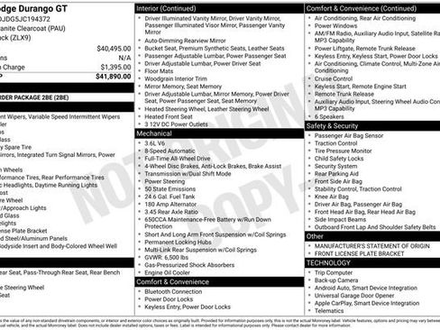 Used 2018 Dodge Durango GT AWD/4WD image 6