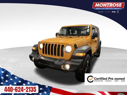 Certified 2021 Jeep Wrangler Unlimited Sport