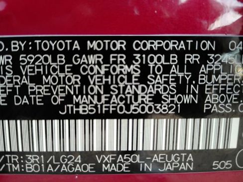 Used 2018 Lexus LS 500 w/ Interior Upgrade Package image 43