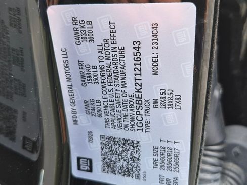 Used 2026 Chevrolet Colorado W/T w/ WT Custom Package RWD image 15