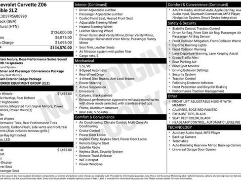 Used 2024 Chevrolet Corvette Z06 image 2