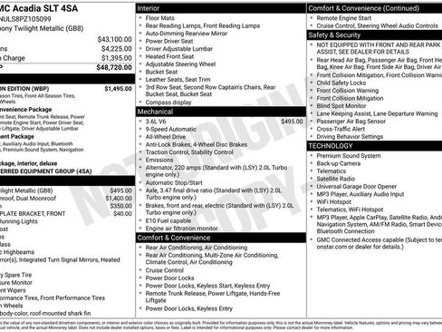 Used 2023 GMC Acadia SLT w/ Elevation Edition AWD/4WD image 1