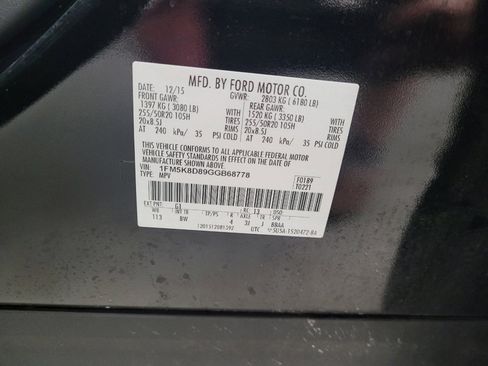 Used 2016 Ford Explorer XLT w/ Equipment Group 202A AWD/4WD image 33