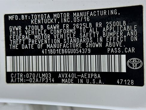 Used 2016 Toyota Avalon Limited w/ Toyota Safety Sense Package FWD image 12