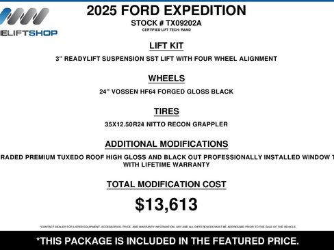 Used 2025 Ford Expedition Tremor AWD/4WD image 2