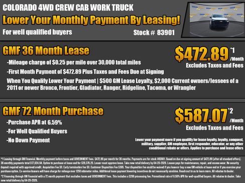 New 2026 Chevrolet Colorado W/T AWD/4WD image 2