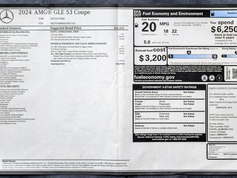 Used 2024 Mercedes-Benz GLE 53 AMG 4MATIC Coupe image 5