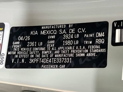 New 2026 Kia K4 FWD image 30
