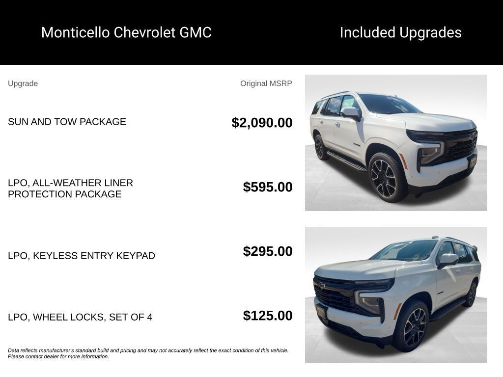 New 2026 Chevrolet Tahoe RST w/ Sun And Tow Package AWD/4WD image 5