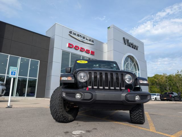 Used 2021 Jeep Wrangler Unlimited Rubicon w/ Uconnect 4C Nav & Sound Group AWD/4WD image 2