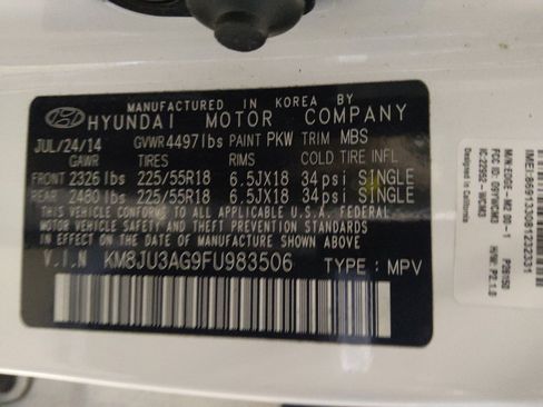 Used 2015 Hyundai Tucson Limited FWD image 33