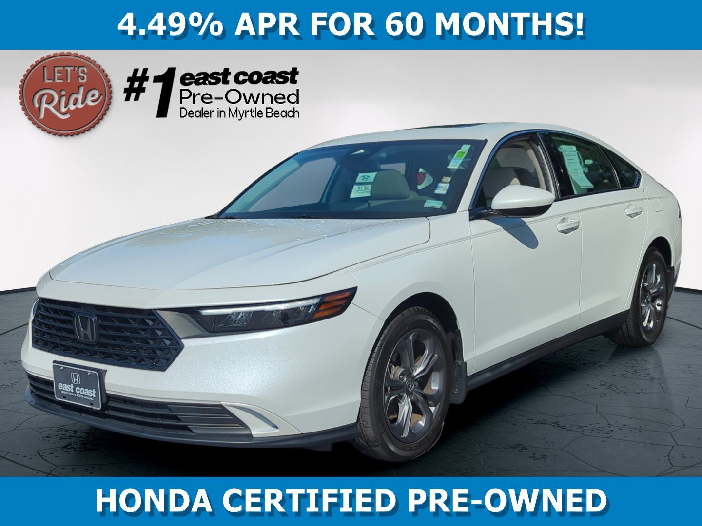 Certified 2023 Honda Accord EX image 1