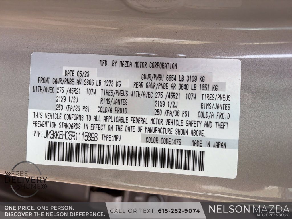 Certified 2024 MAZDA CX-90 3.3 Turbo S w/ Premium Plus AWD/4WD image 30