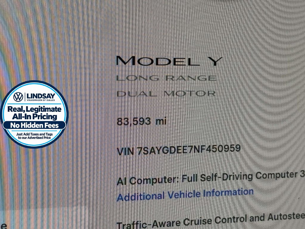 Used 2022 Tesla Model Y Long Range AWD/4WD image 29