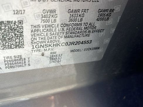 Used 2018 Chevrolet Suburban LT image 16