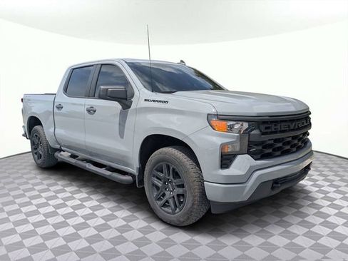 Used 2024 Chevrolet Silverado 1500 Custom w/ Turbomax Blackout Package AWD/4WD image 2