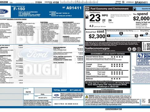 Used 2025 Ford F150 Lariat w/ Equipment Group 502A High image 4