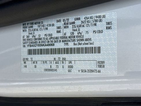 Used 2022 Ford Transit 350 XLT image 34