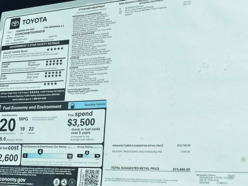 New 2025 Toyota Tundra 1794 Edition image 34