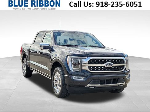 Used 2021 Ford F150 Platinum w/ Equipment Group 701A High image 1