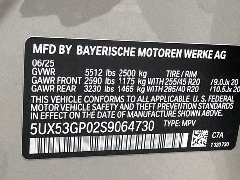 Used 2025 BMW X3 xDrive30i w/ Convenience Package AWD/4WD image 32