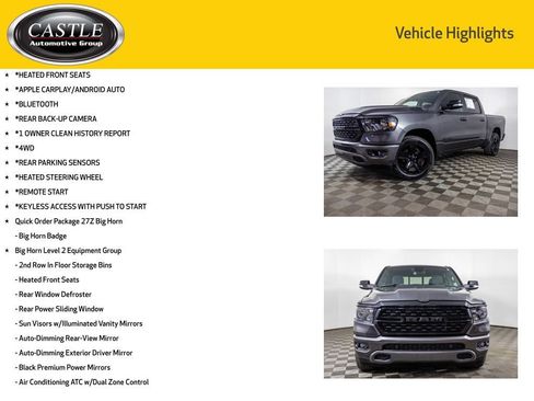 Used 2022 RAM 1500 Big Horn AWD/4WD image 3