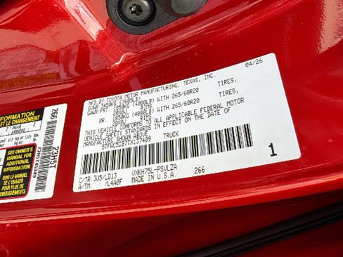 New 2026 Toyota Tundra Limited AWD/4WD image 30